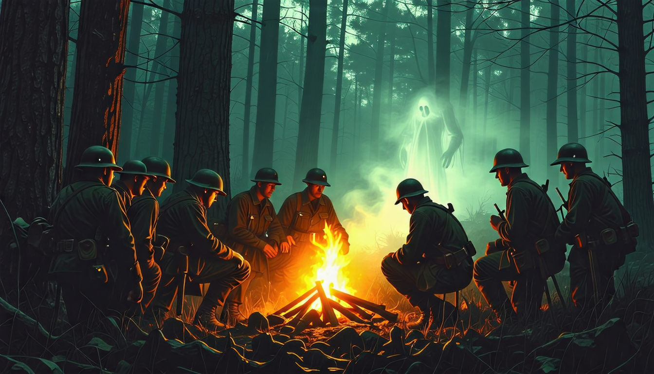 dive into the haunting world of american soldiers as they share spine-chilling stories from the frontlines. uncover eerie experiences that blur the lines between reality and the supernatural in this captivating collection of spooky tales.